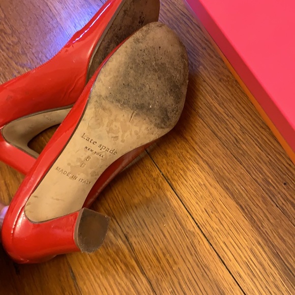 Kate Spade Classic Red Pump size 8 - Picture 5 of 5
